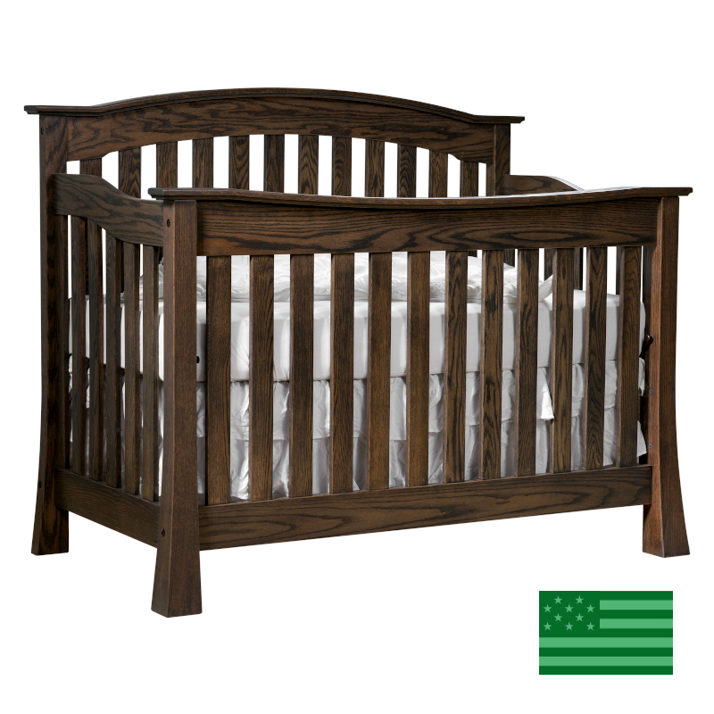 Aurora 4 in 1 Convertible Baby Crib